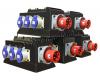63A 415V 3PH to 6x32A 240v 1PH COMPACT IP55/IP44 MAINS DISTRIBUTION UNIT